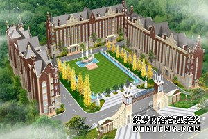 四川五月花专修学院鸟瞰图片